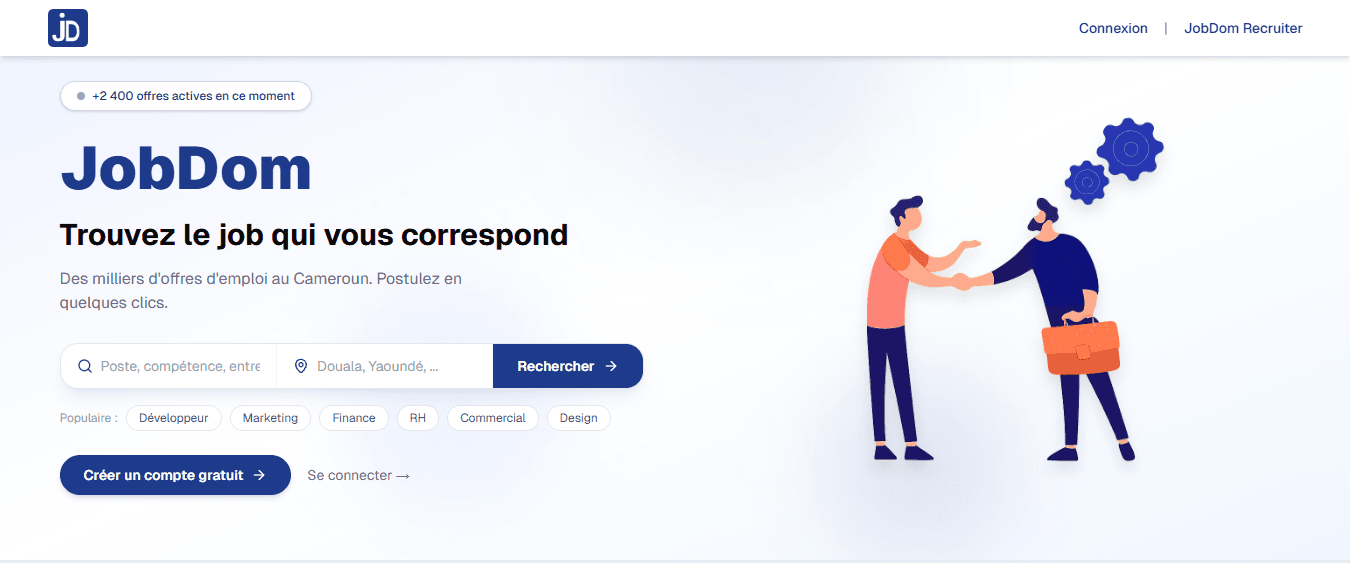JobDom — Plateforme de recrutement